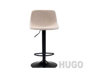 Barkruk Hugo verstelbaar beige bouclé