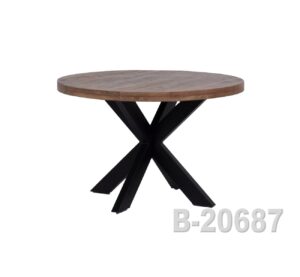 Eetkamertafel B-20687 mango rond 130cm