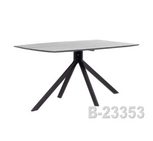 Eetkamertafel B-23353 zwart 200cm
