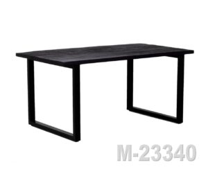 Eetkamertafel M-23340 zwart mango 240cm