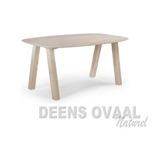 Eetkamertafel S-24450 Deens ovaal naturel 170cm