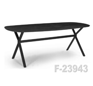 Eetkamertafel F-23943 zwart 220cm