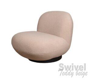 Fauteuil SWIVEL teddy beige