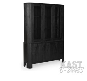 Vitrinekast B-24423 zwart 150cm