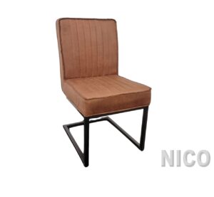 Stoel NICO microleder B16 cognac