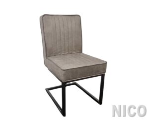 Stoel NICO microleder B3 grijs