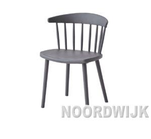 Stoel NOORDWIJK pvc antraciet