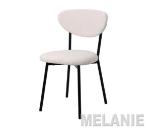 Stoel MELANIE bouclé beige