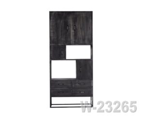 Vakkenkast W-23265 zwart